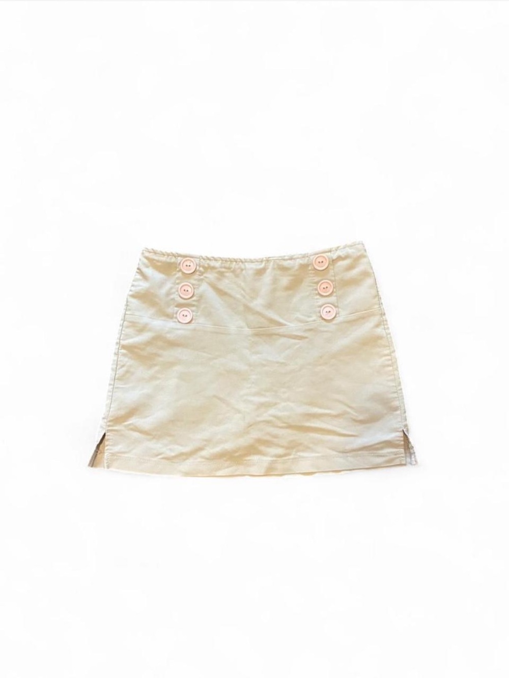 Vintage Garage Y2K Low-Waist Khaki Mini Skirt🎀